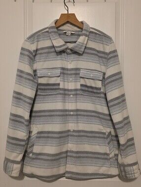 O'neil Striped Fleece Jacket Size XL